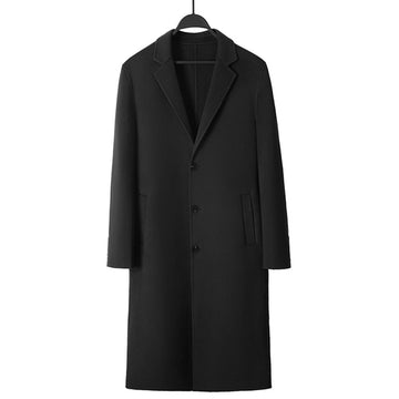 Single Breasted Woolen Cashmere Coat