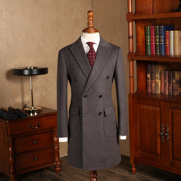 Double Breasted Woolen Coat