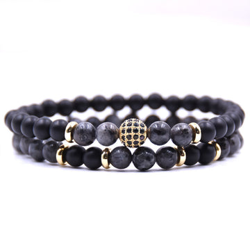 Men's Bead Bracelet Set