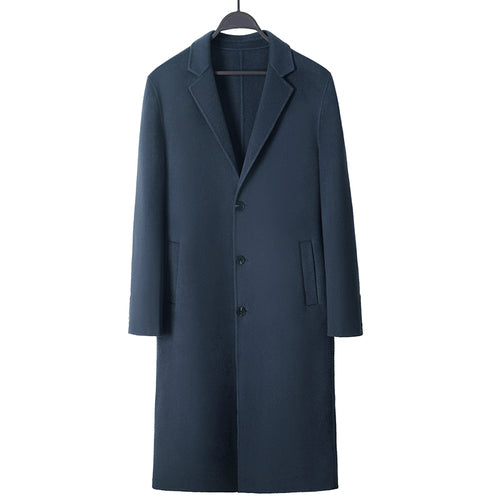 Single Breasted Woolen Cashmere Coat